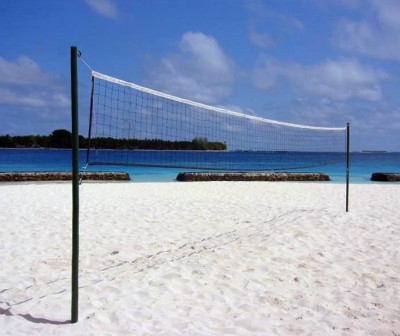 Волейбол пляжный / дачный Вертикаль с сеткой в комплекте 
